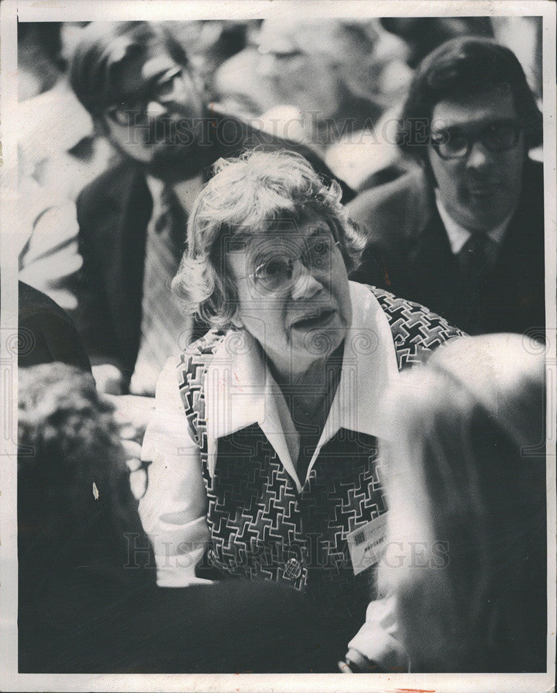 1970 Press Photo Dr Margaret Mead, Columbia University Professor of Anthropology - Historic Images