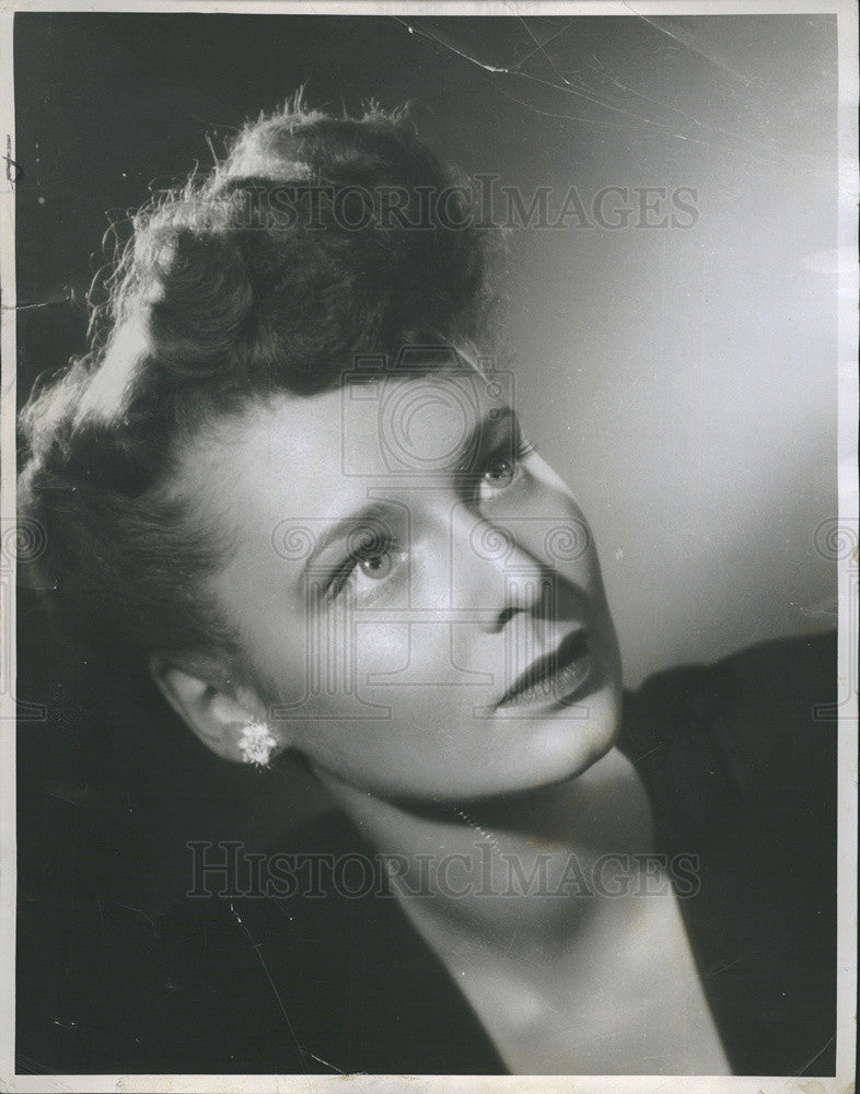 1948 Press Photo Anne Meacham In The First Mrs Fraser At Selwyn Theater - Historic Images
