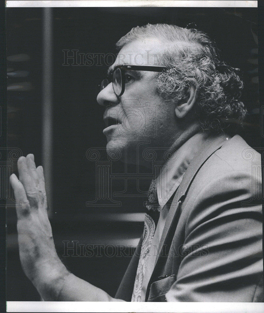 1974 Press Photo Dr Mehdi Chairman of Arab American Affairs - Historic Images