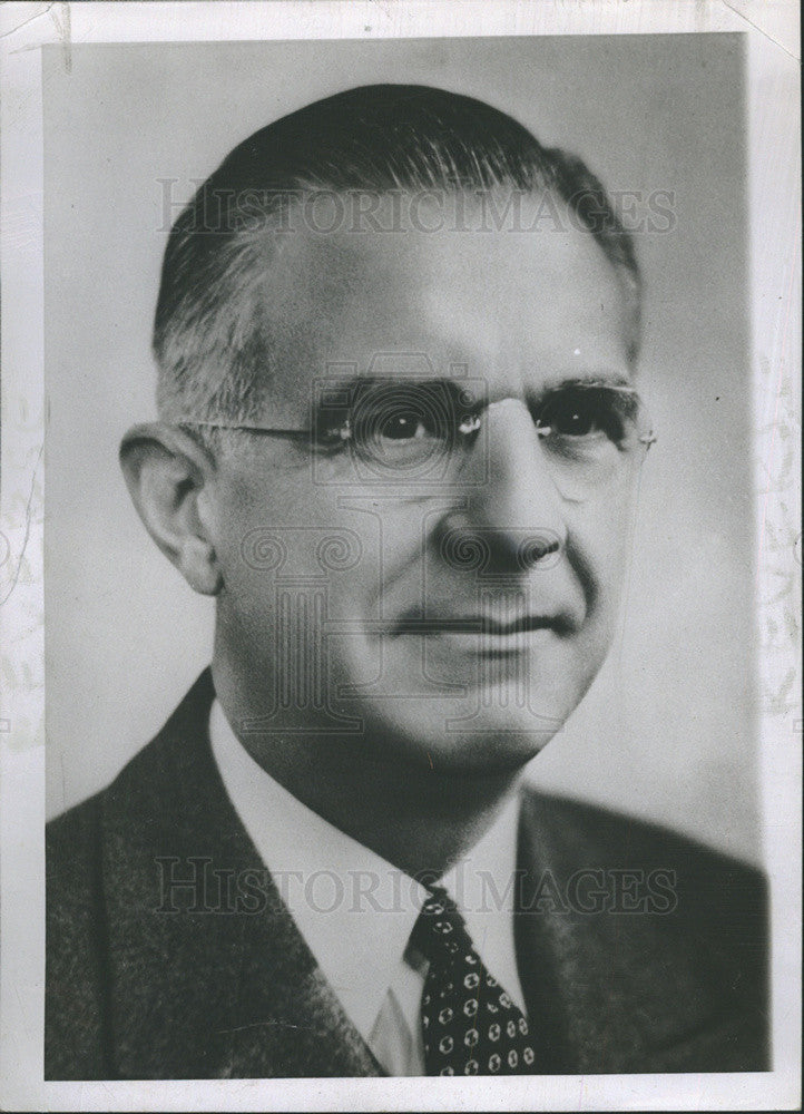 1954 Press Photo Rep Candidate University of Illinois Board of Trustees - Historic Images