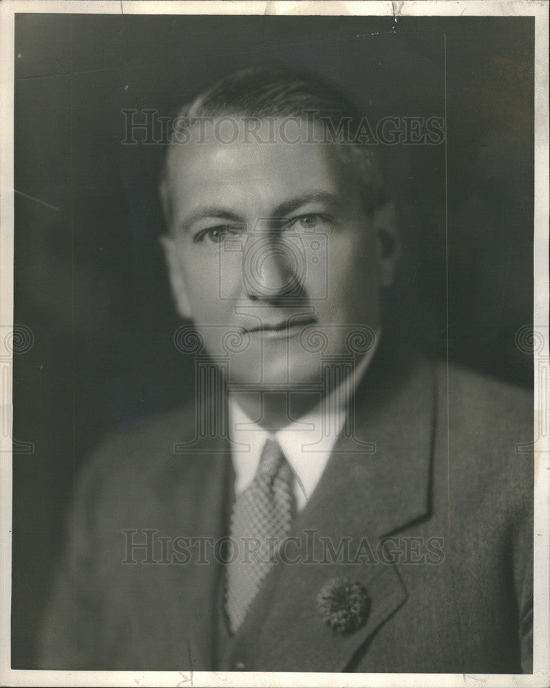 1941 Press Photo Nathan McClure Central States Group of Investment Bankers - Historic Images