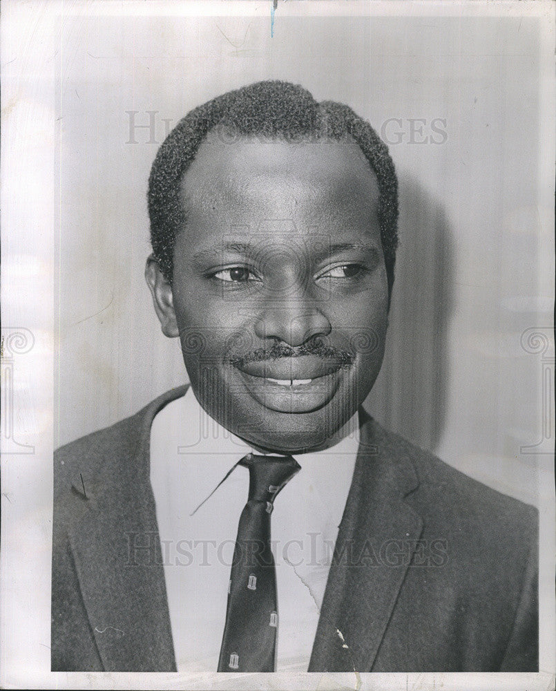 1963 Press Photo Mr. A.O. Olumide Third Secretary Embassy Nigeria Washington DC - Historic Images