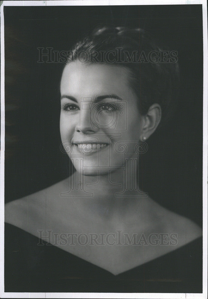 1968 Press Photo Barbara Olwin engagement Thomas Alt - Historic Images