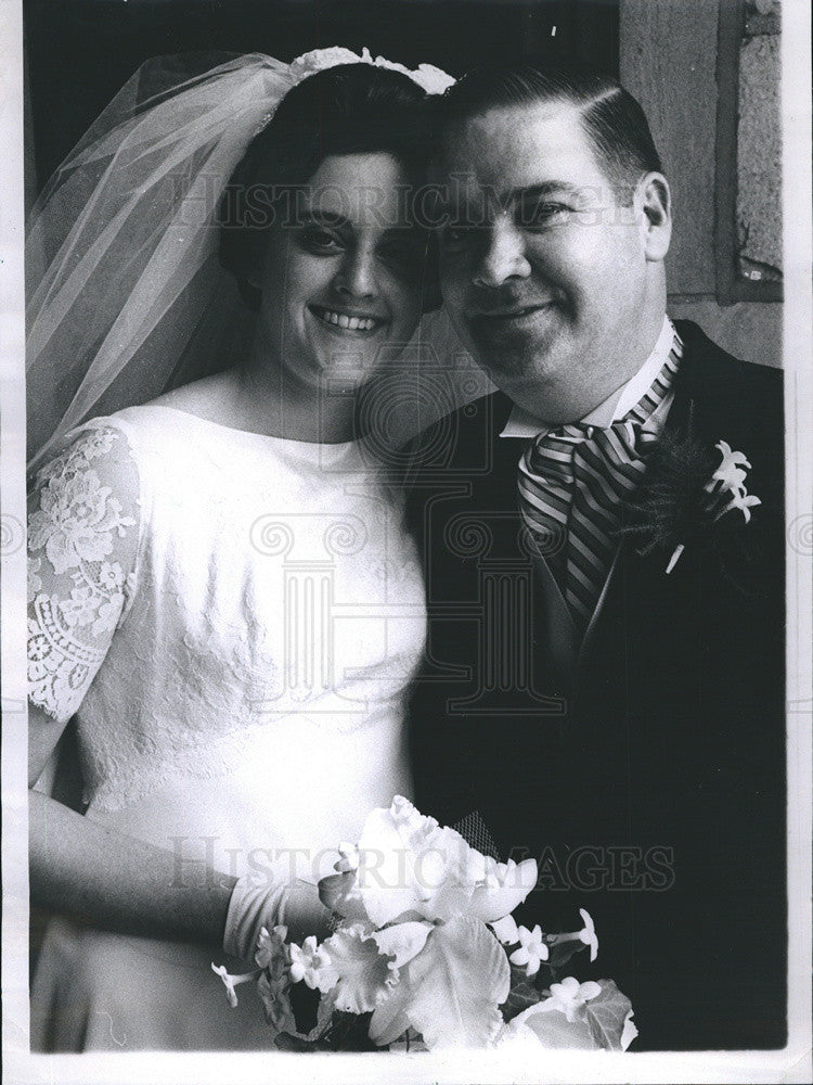 1967 Press Photo Mr Mrs William A O&#39;Hara Jr - Historic Images