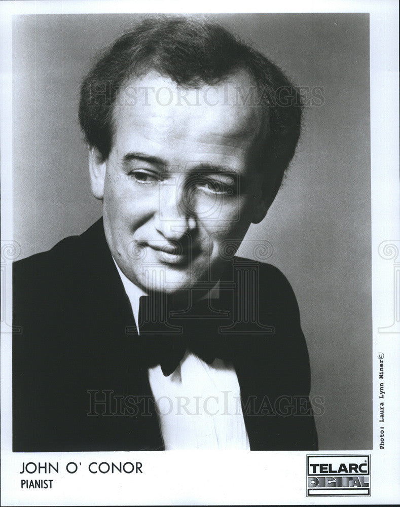 1986 Press Photo Pianist John O'Conor - Historic Images
