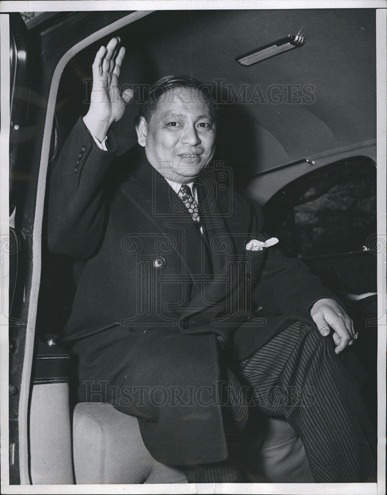 1947 Press Photo Burmese Ambassador U So Nyun President Truman - Historic Images