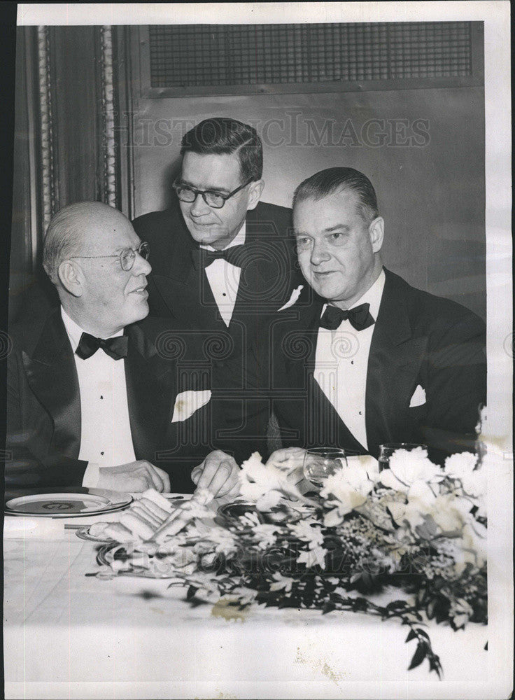 1952 Press Photo David Mayer, Jr., Harold J. Nutting, Randall H. Cooper - Historic Images