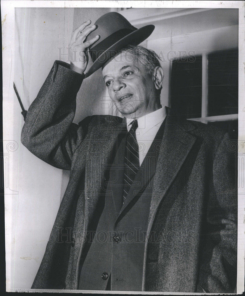 1956 Press Photo Indian Ambassador Gaganvihari Lallubhai Mehta - Historic Images