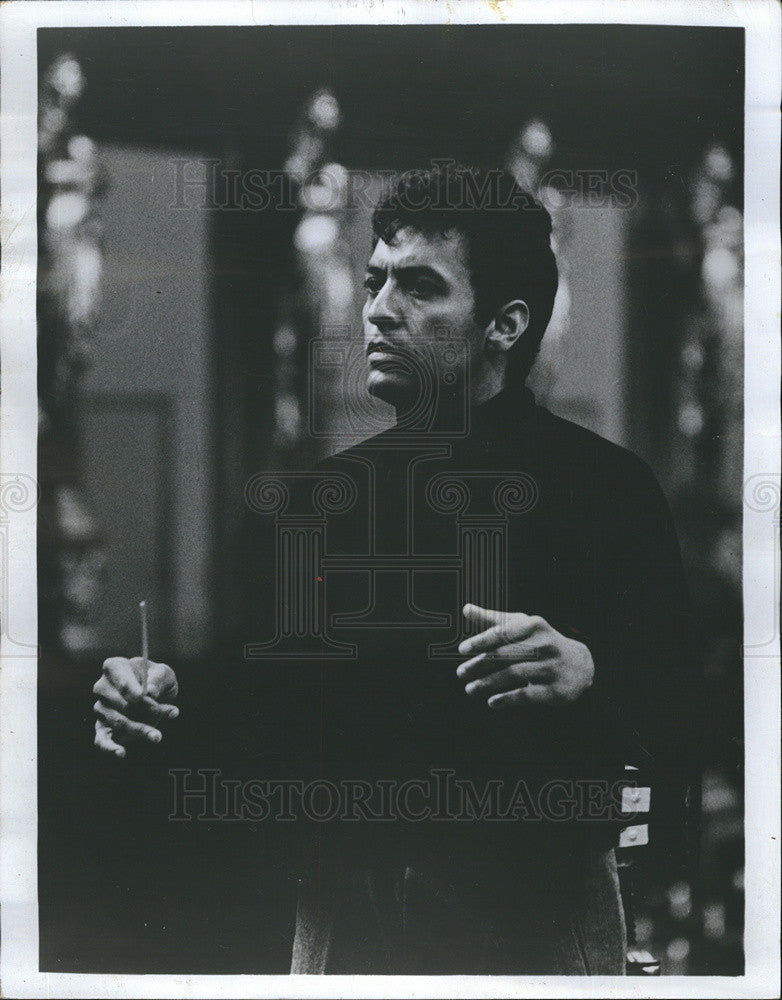 1974 Press Photo Zubin Mehta, music director, Los Angeles Philharmonic Orchestra - Historic Images