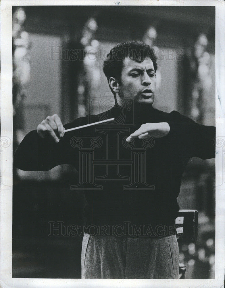 1970 Press Photo Zubin Mehta, Los Angeles Phlharmonic Orchestra - Historic Images