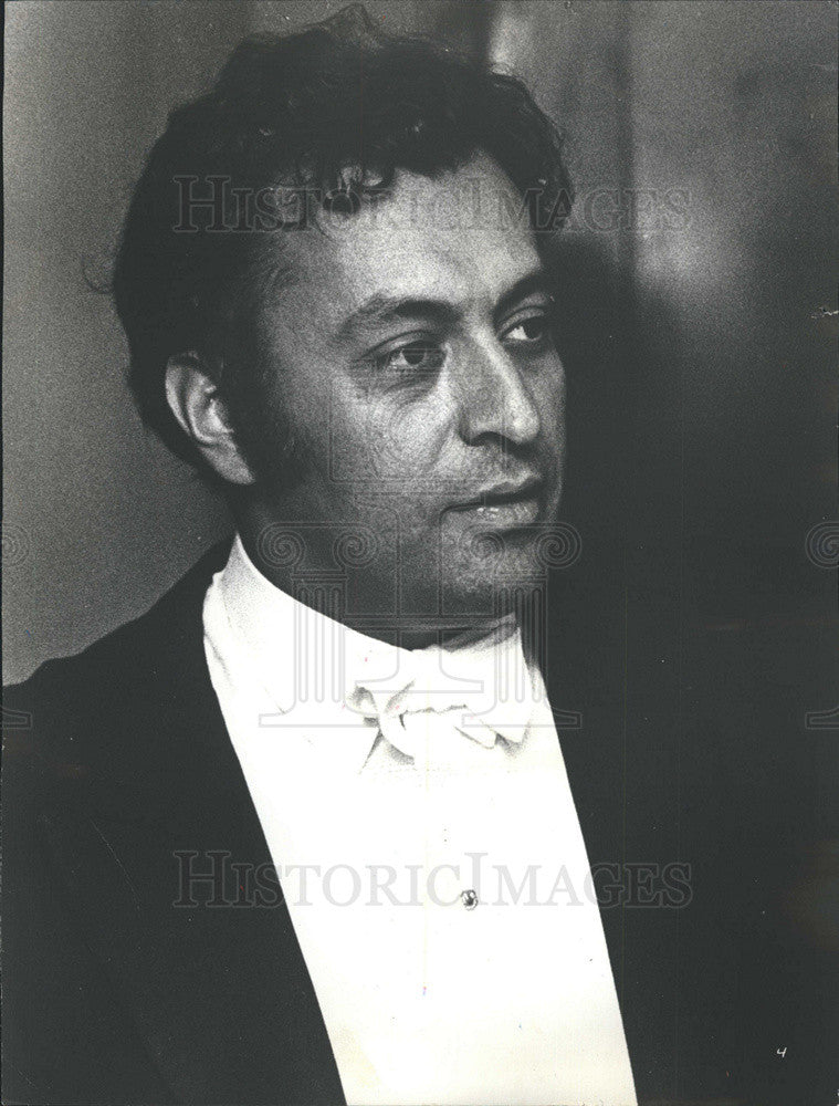 1976 Press Photo Zubin Mehta Conducted The Israel Philharmonic Orchestra - Historic Images