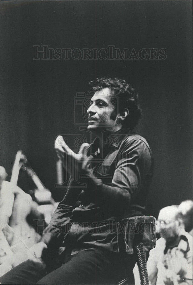 1976 Press Photo Zubin Mehta/Conductor/Los Angeles Philharmonic Orchestra - Historic Images