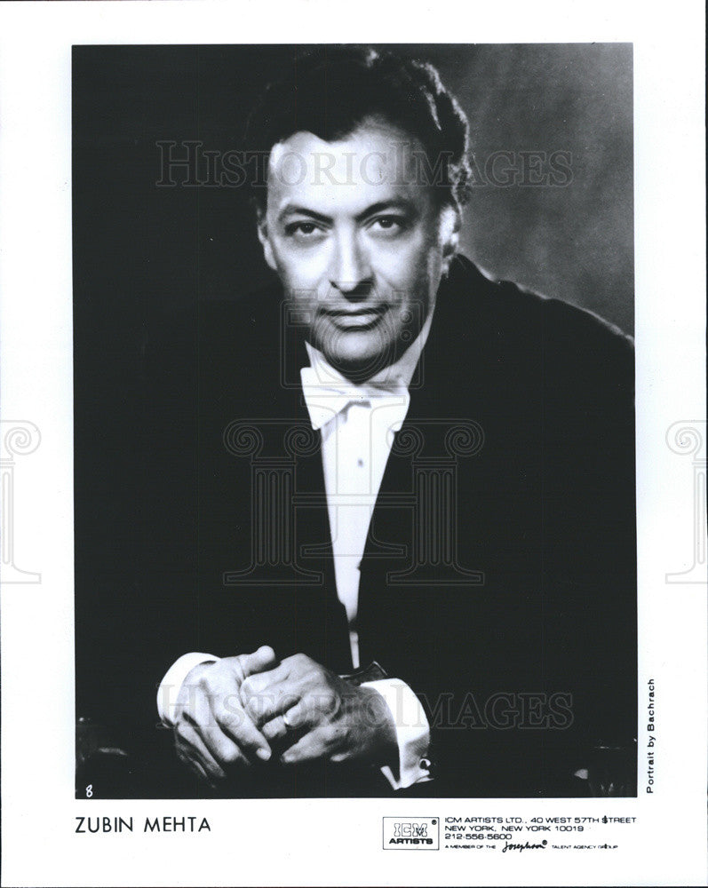 1993 Press Photo Zubin Mehta in Beethoven concert - Historic Images