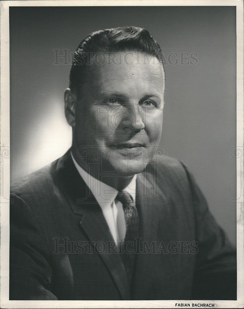 1968 Press Photo Harold Meidell La Salle National Bank Chairman Dies - Historic Images