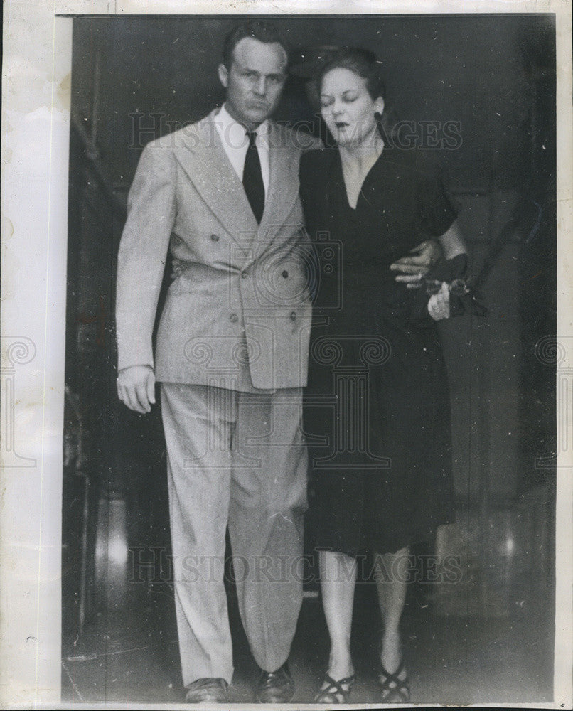 1947 Press Photo Prosecutor Sidney McMath/Anne McMath - Historic Images