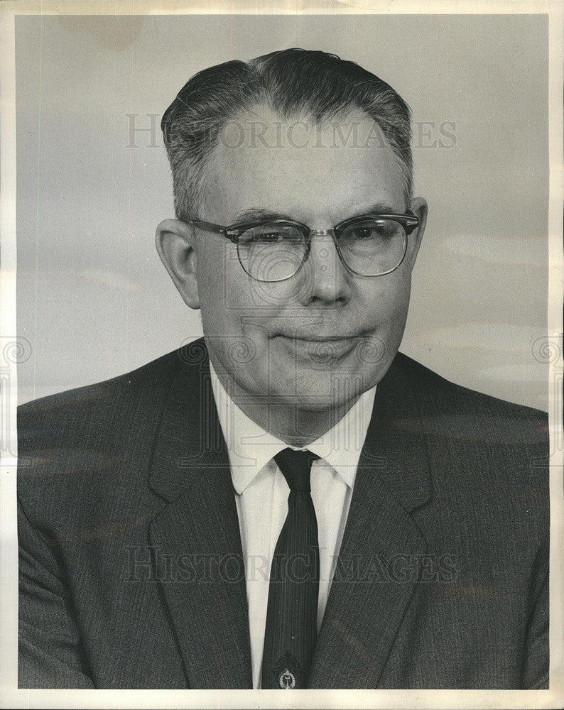 1965 Press Photo James McManus/Chicago Printer&#39;s Union - Historic Images