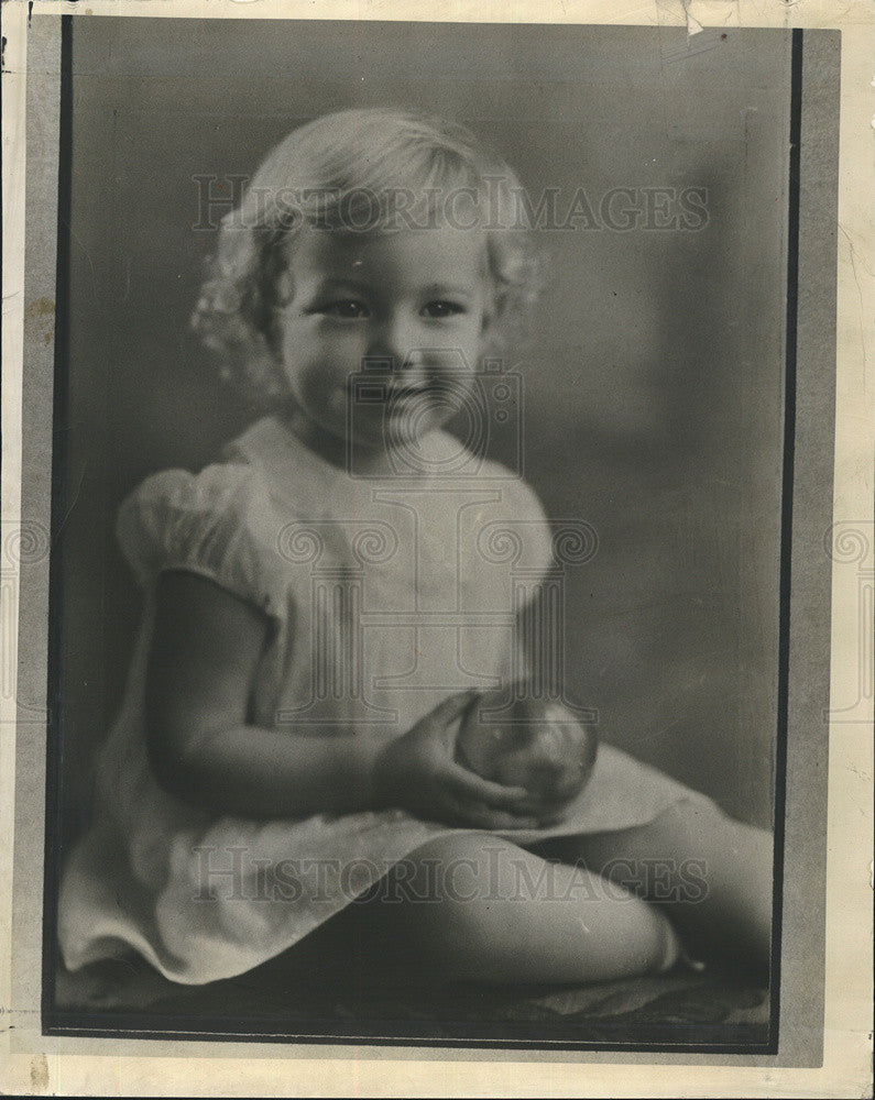 1958 Press Photo Virginia Nell McManus Jinny understands 1,000 words - Historic Images