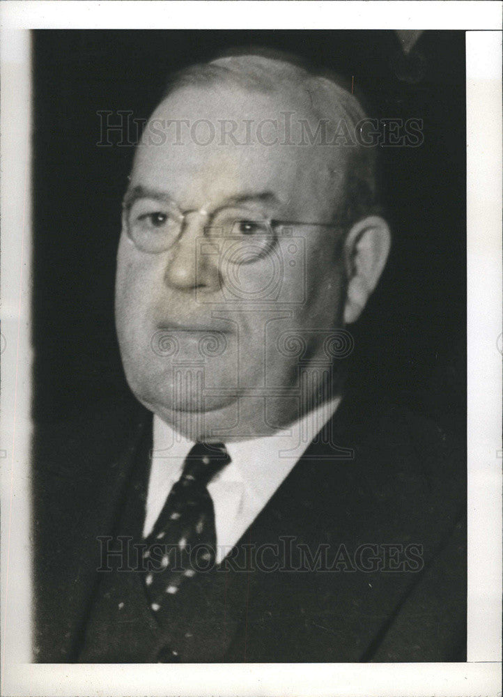 1942 Press Photo Frank McManamy Interstate Commerce Commissioner - Historic Images