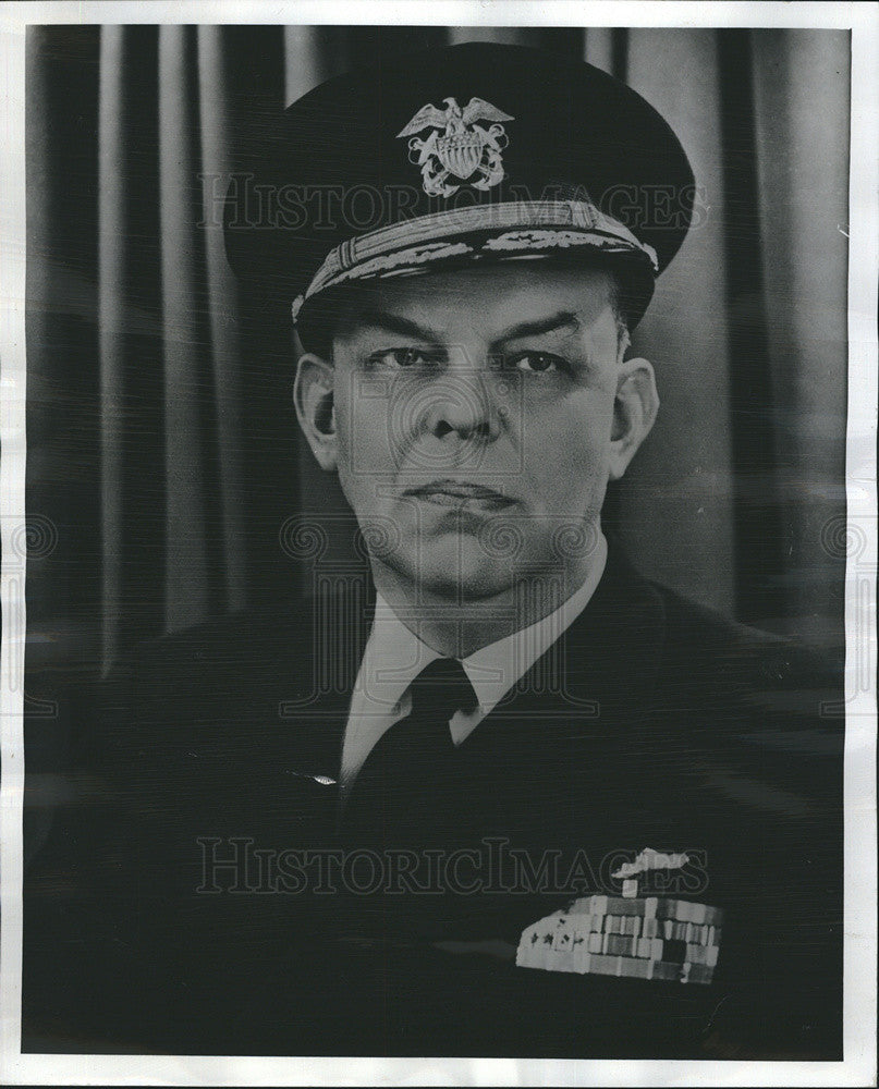 1954 Press Photo Rear Admiral K.M. McManes Chicago Naval Reserve Assistant Chief - Historic Images