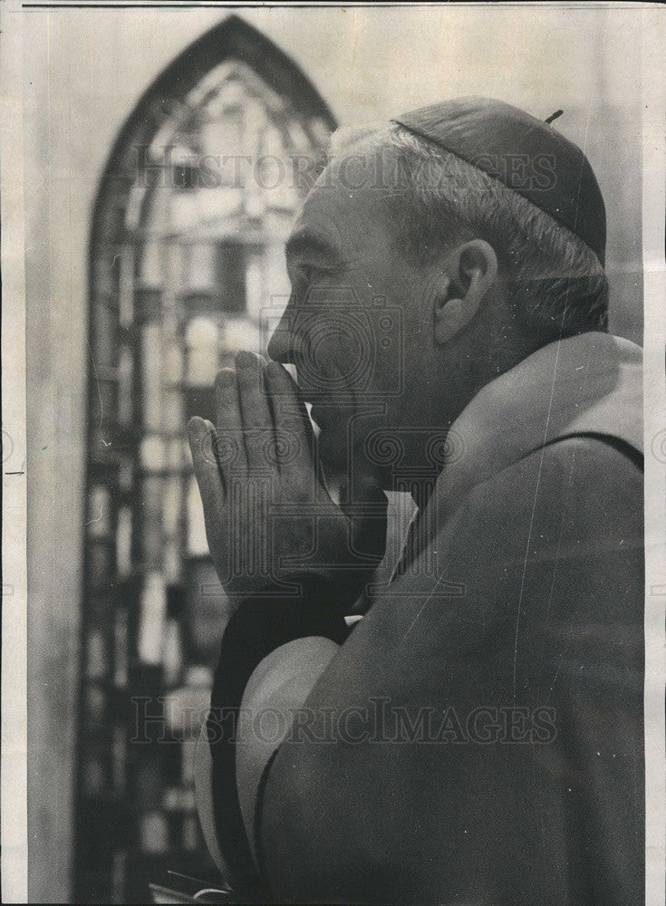 1972 Press Photo William e. Mcmanus Bishop - Historic Images