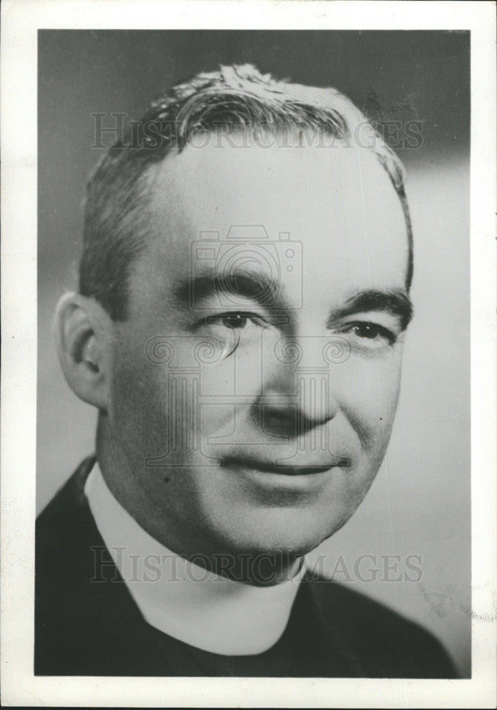 1962 Press Photo  Rev. Msgr. William e. McManus Superintendent of Schools - Historic Images