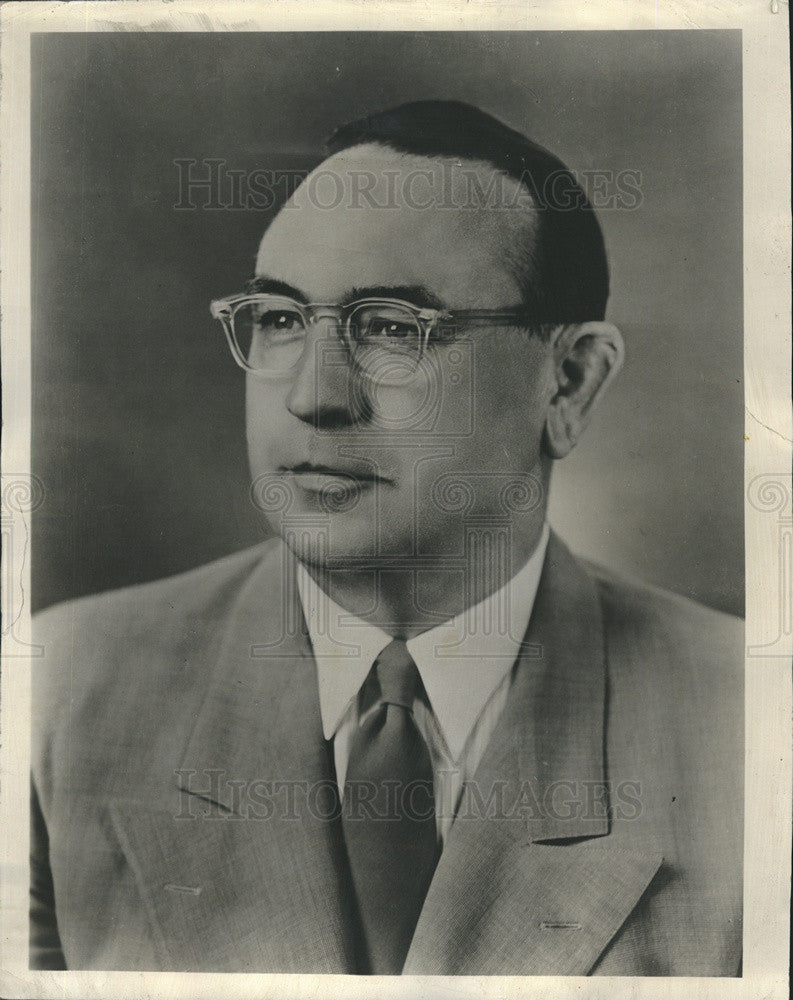 1962 Press Photo Joseph T. Meek President Illinois Retail Merchants Assn. - Historic Images