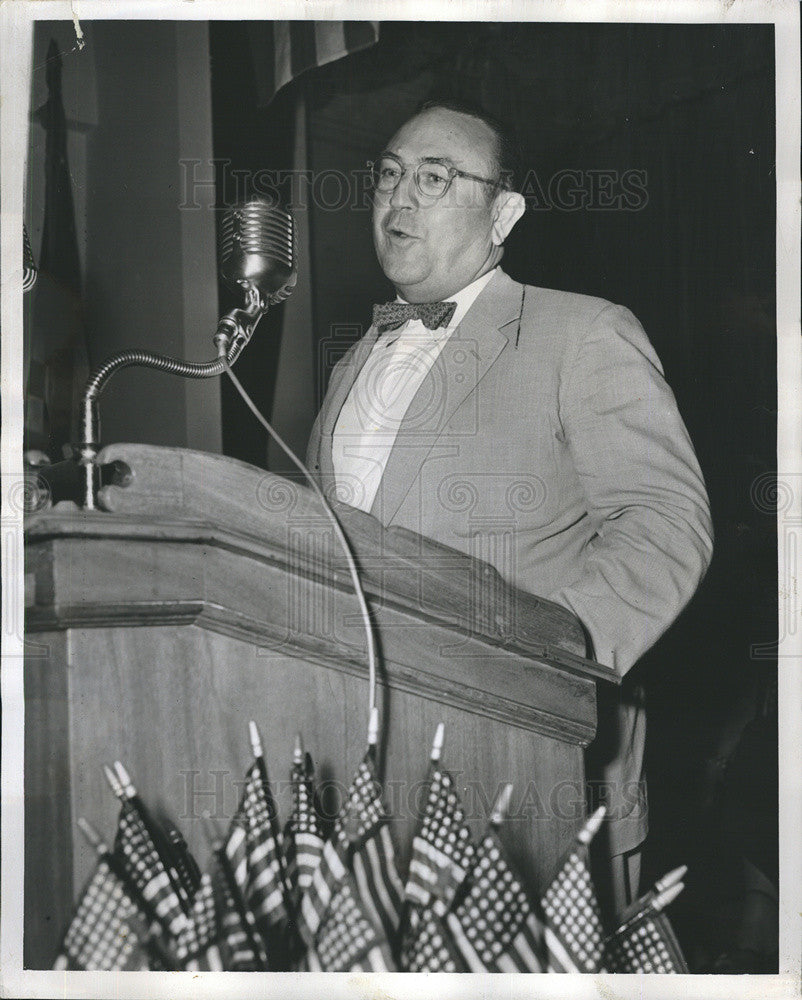 1961 Press Photo Republican Joseph Meek Senator Candidate - Historic Images