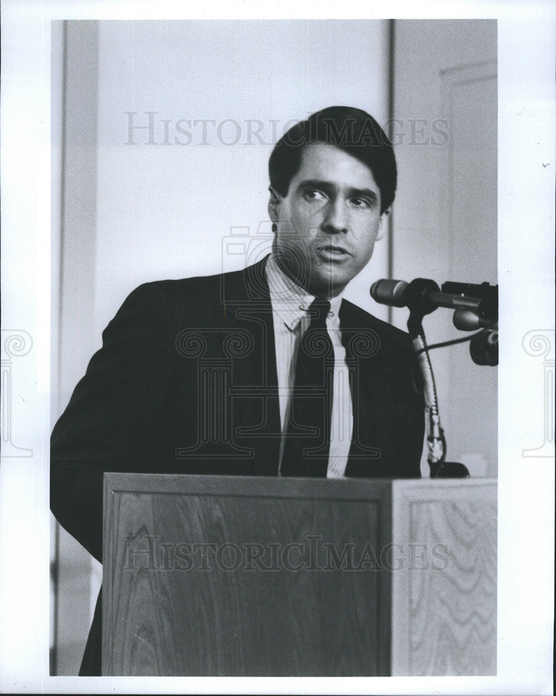 1985 Press Photo S. Christopher Meigher III, publisher of People magazine. - Historic Images