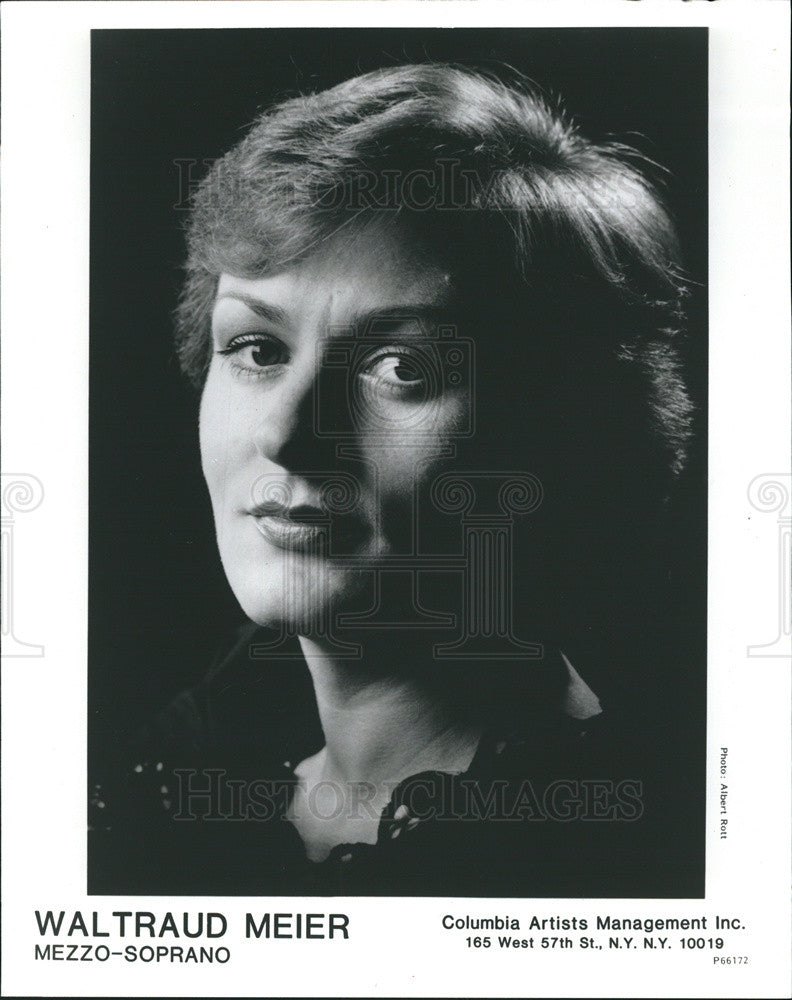 1995 Press Photo Mezzo-Soprano Waltraud Meier - Historic Images