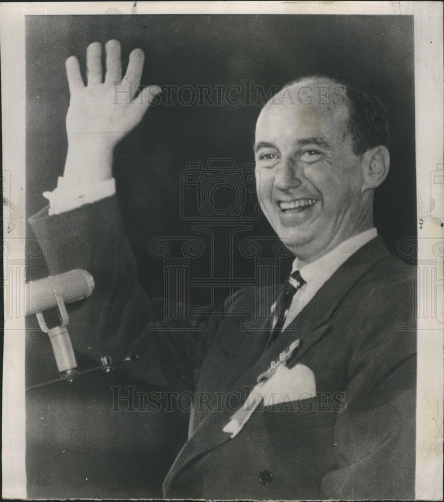 1952 Press Photo Gov. Adlai E. Stevenson. - Historic Images