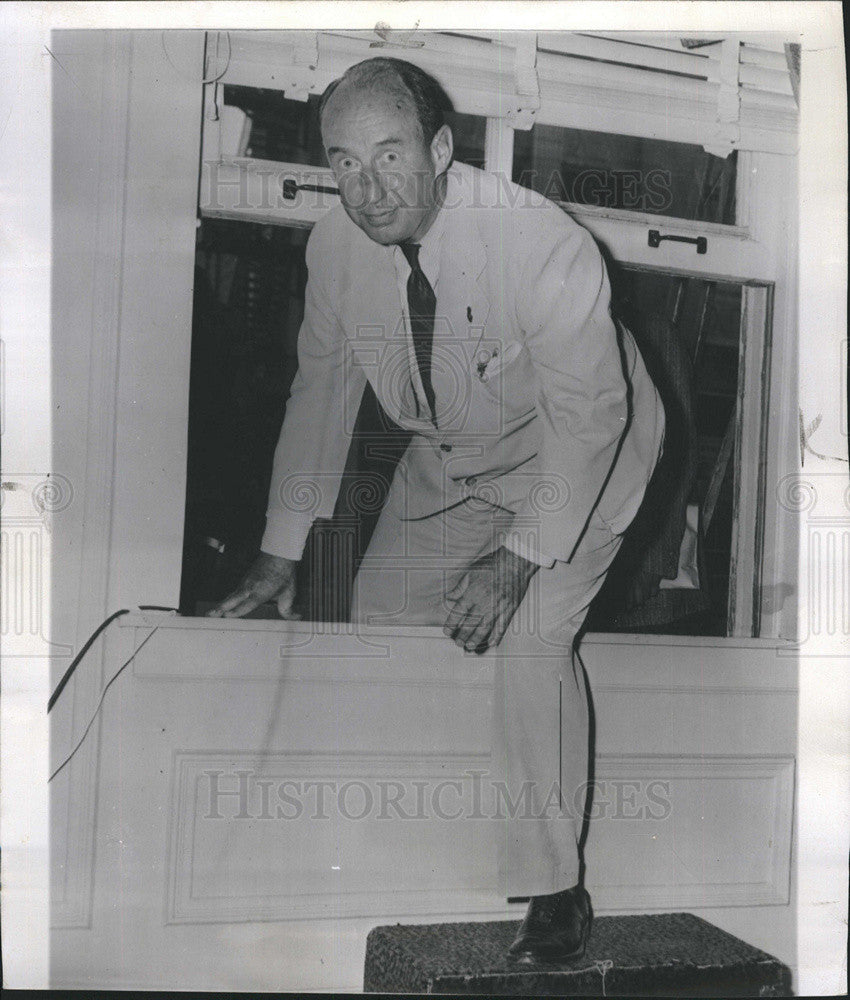 1956 Press Photo Adlai Stevenson Democratic Presidential Candidate - Historic Images