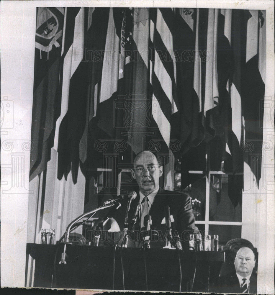 1963 Press Photo UN Ambassador Adlai Stevenson, Organization of American States - Historic Images