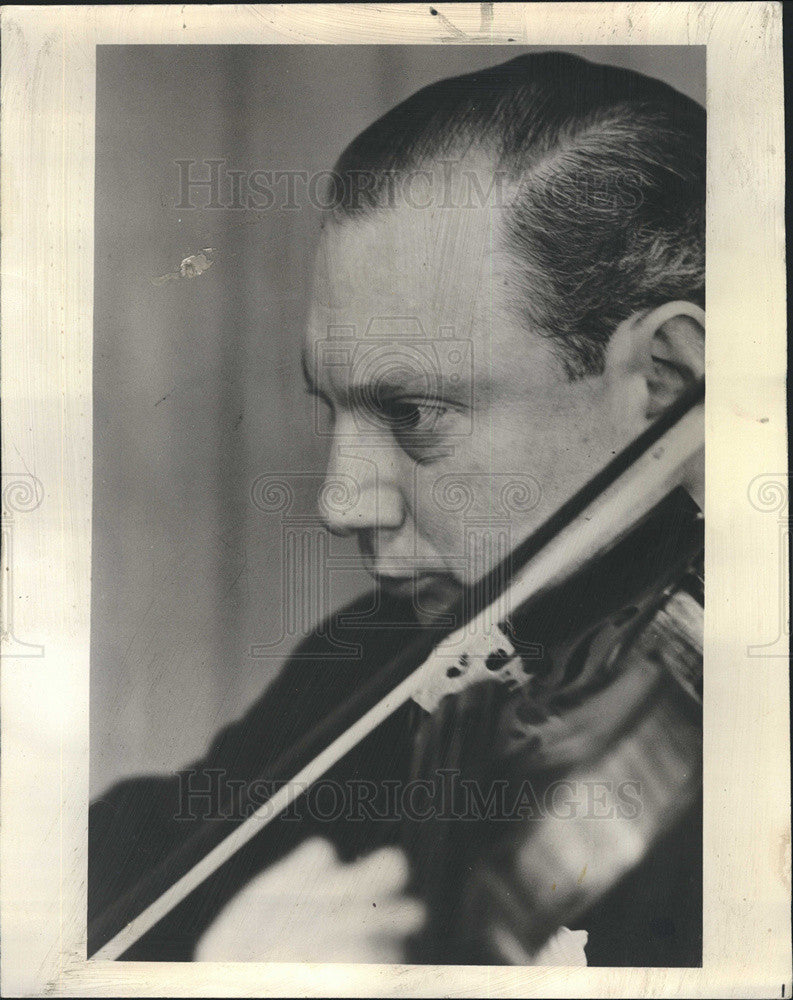 1963 Press Photo Violinist Isaac Stern to Perform at Orchestra Hall - Historic Images