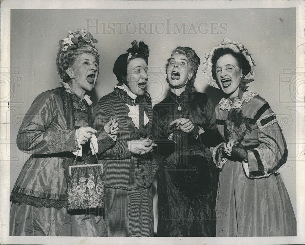 1949 Press Photo Grandma Quartette honoring &quot;Grandma and Grandpa Day&quot; - Historic Images