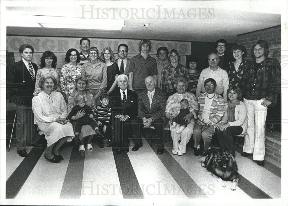 1979 Press Photo 50th Year Family Reunion the Original Kanjers - Historic Images