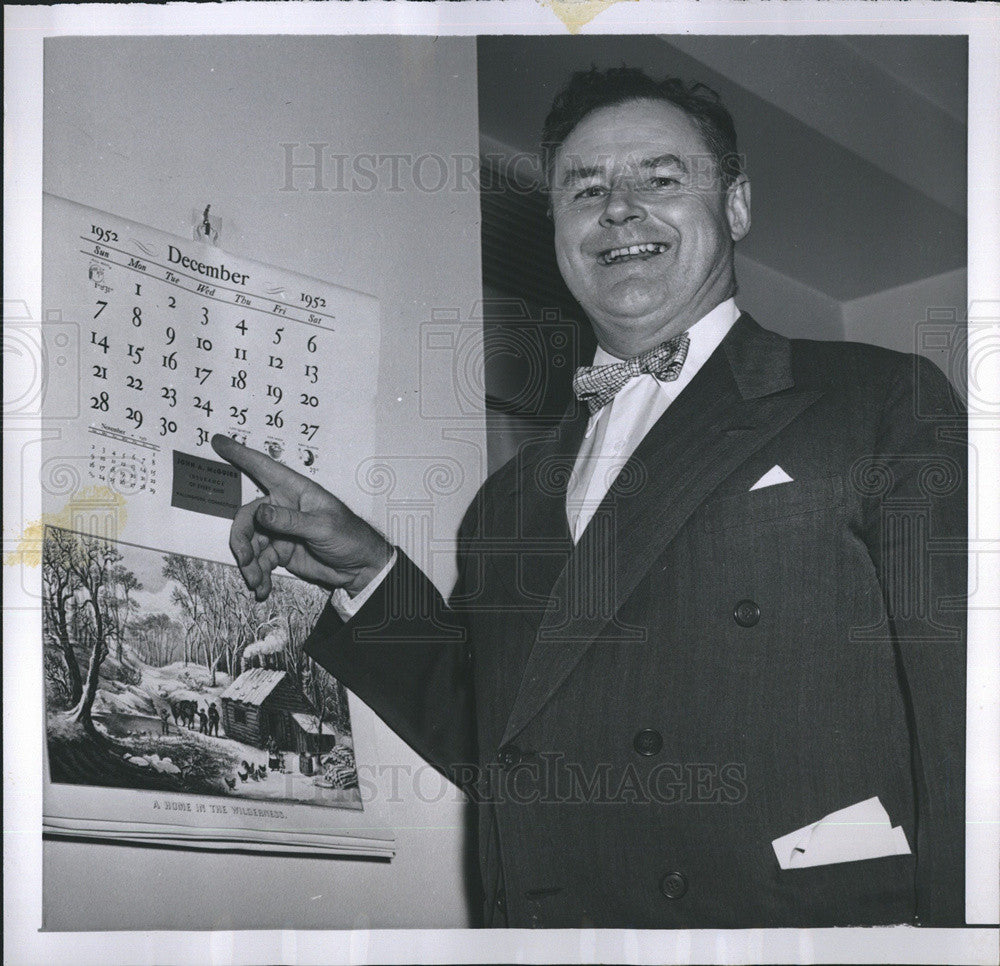 1952 Press Photo Roger Putnam Resigns - Historic Images