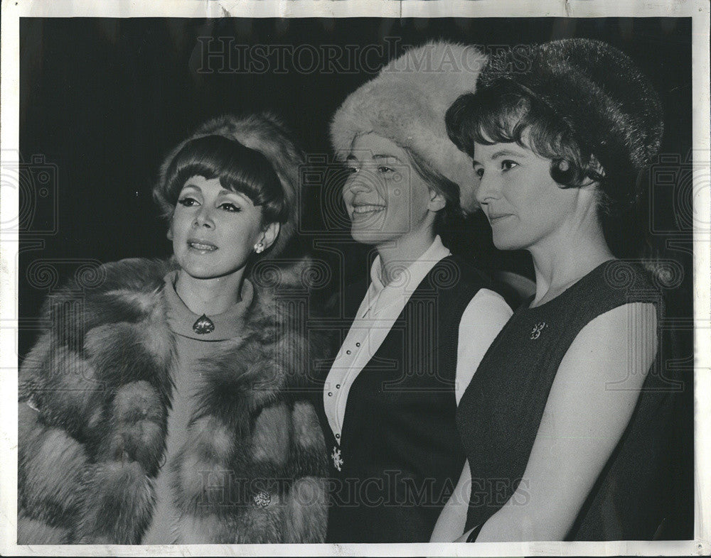 1966 Press Photo Mrs. Jerry D. Litner Mrs. Francis Quaid Mrs. Attallah Kappas - Historic Images