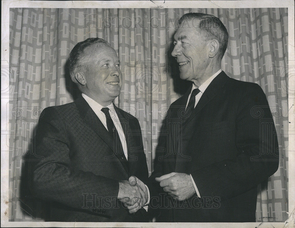 1961 Press Photo Sgt Paul Quinn Pres Of Police Sergeants Assn Appointed Wilson - Historic Images