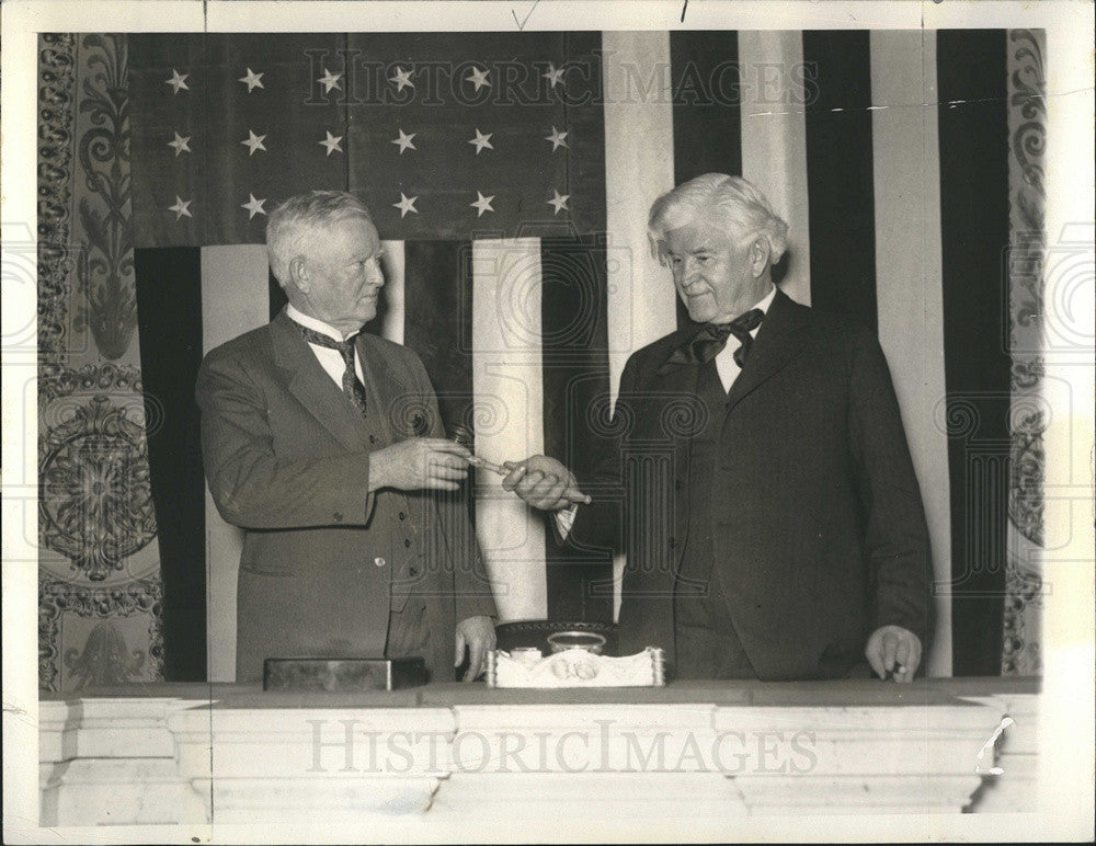 1933 Press Photo John Nance Garner to become Vice President of the United States - Historic Images