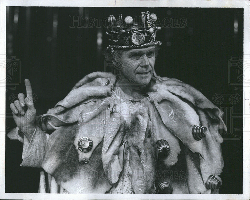 1974 Press Photo Tony Mockus in &quot;Shakespeare&#39;s Henry IV&quot; - Historic Images