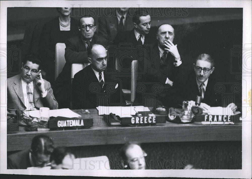 1953 Press Photo French Delegate to UN Suggests Atomic Powers Meeting - Historic Images