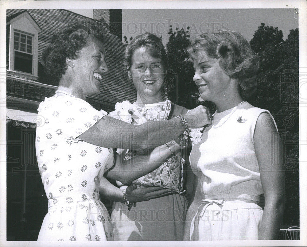 1962 Press Photo Debudante Ladies Luncheon. - Historic Images