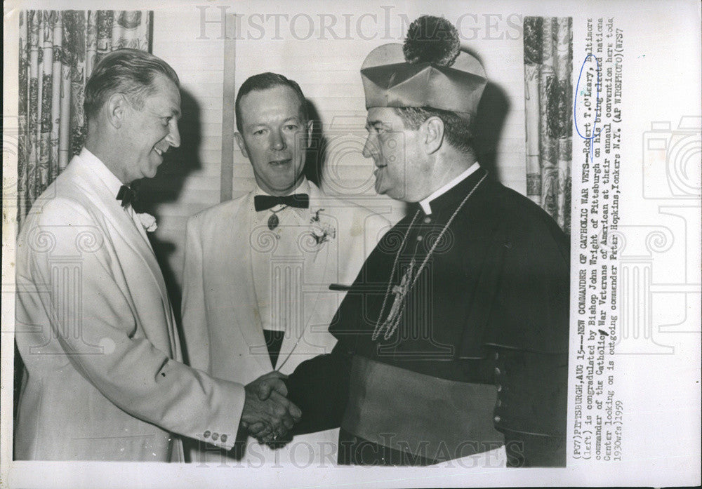 1959 Press Photo Catholic War Veterans Annual Convention Pittsburg - Historic Images