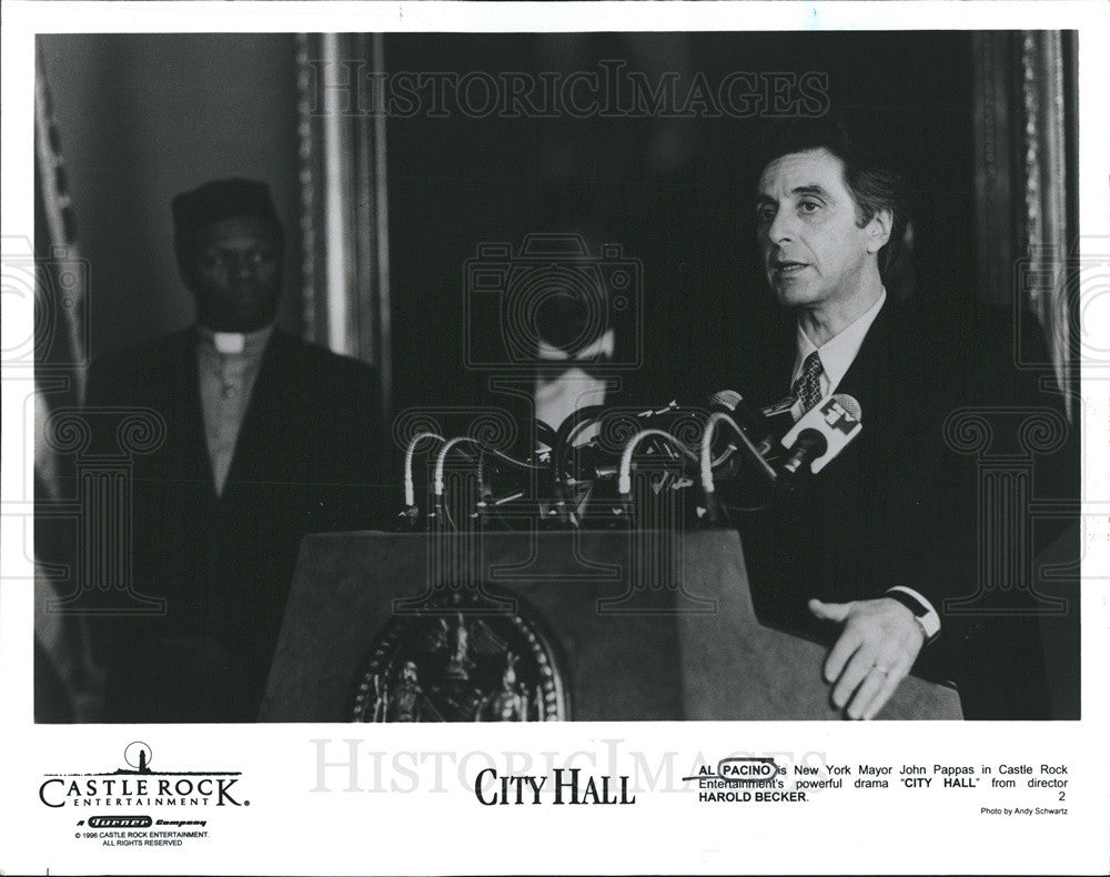 1996 Press Photo American Film And Stage Actor Al Pacino Starring In &quot;City Hall&quot; - Historic Images