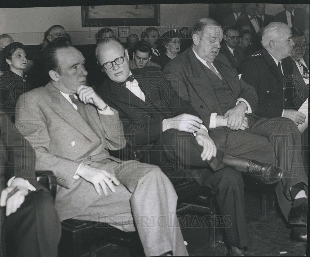 1952 Press Photo City Council crime emergency committee. - Historic Images