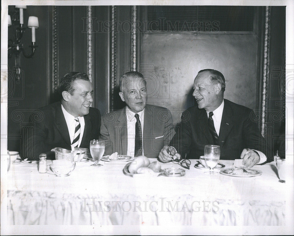 1962 Press Photo Businessmen Donald J. Erickson T. Clifford Noonan James E. Day - Historic Images