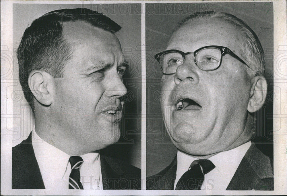 1966 Press Photo Joseph Ramsey airline strike grounding major carriers - Historic Images