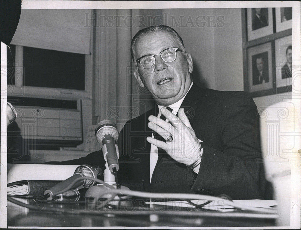 1966 Press Photo Joseph Ramsey international vice president of Association of - Historic Images