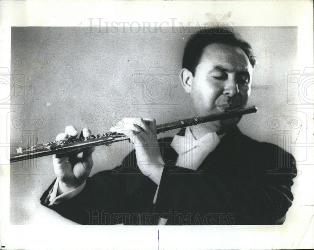 1972 Press Photo Jean-Pierre Rampal French Flautist - Historic Images