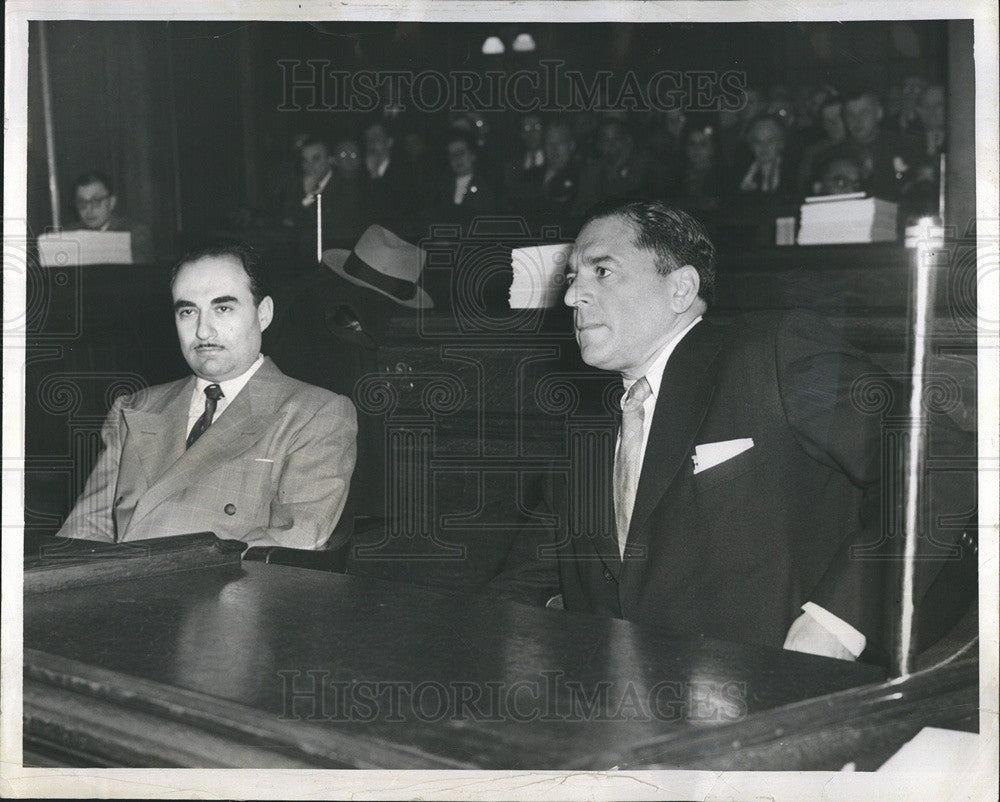 1953 Press Photo Ralph Mitchell Former owner of band box and attorney Nathan - Historic Images